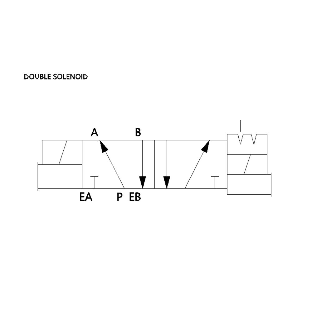 071SS400M017N61 NUMATICS/AVENTICS SOLENOID VALVE<BR>075 SERIES 4/2 DETENT 24VDC W/DIODE